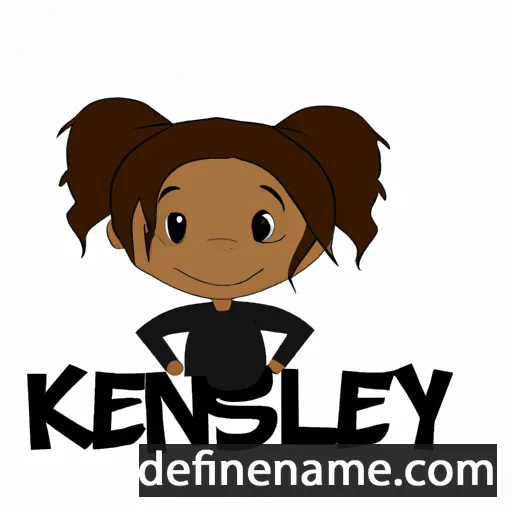 cartoon of the name Kensley