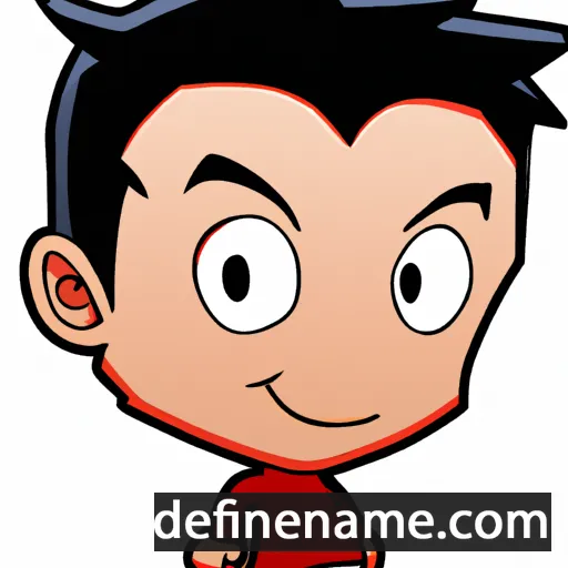 cartoon of the name Kentaro