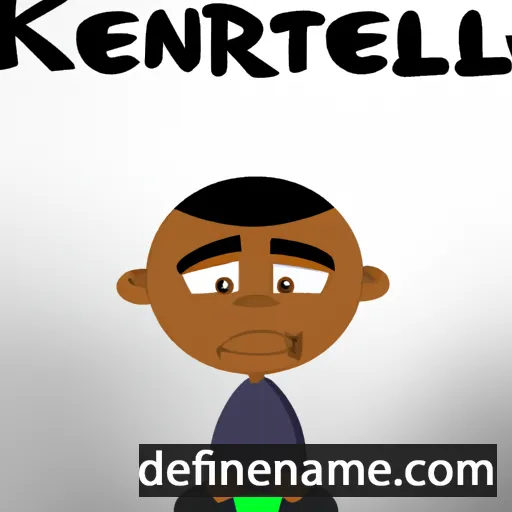 cartoon of the name Kentrell