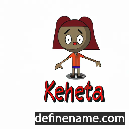 cartoon of the name Kenyotta