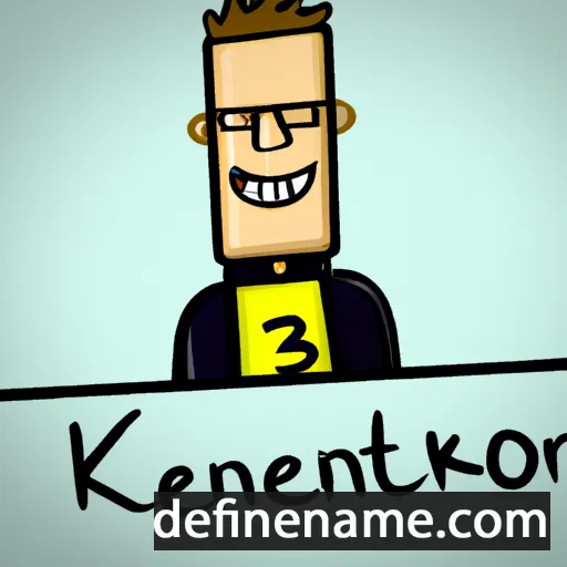 cartoon of the name Kenzington