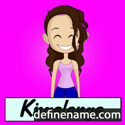 cartoon of the name Kenzleigh