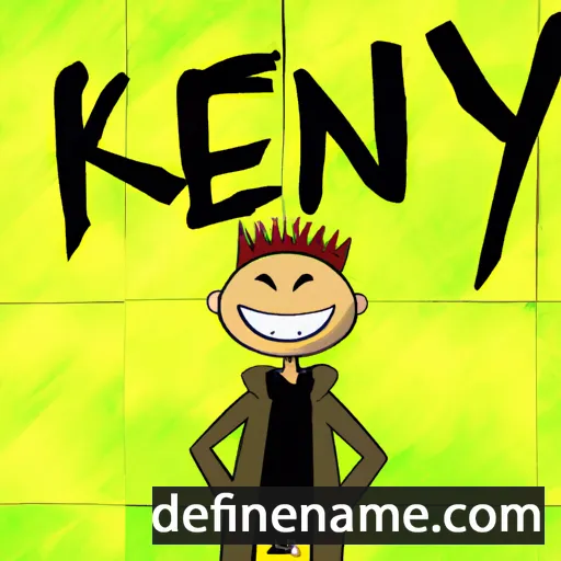 cartoon of the name Kenzy