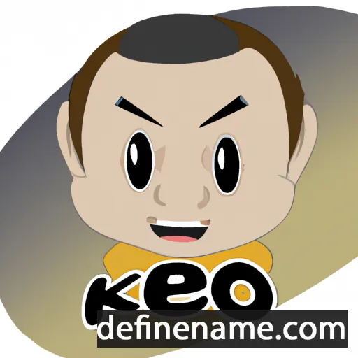 cartoon of the name Keo