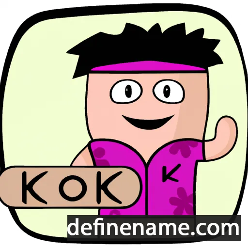 Keoki cartoon