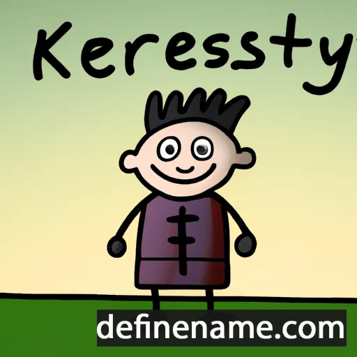 cartoon of the name Keresztély