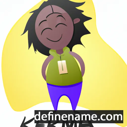 cartoon of the name Kerima