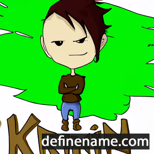 cartoon of the name Kerin