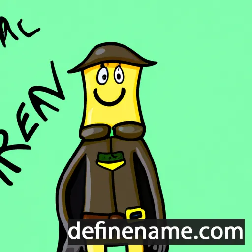 cartoon of the name Kerlann