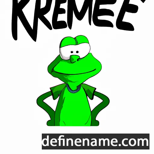 cartoon of the name Kermie