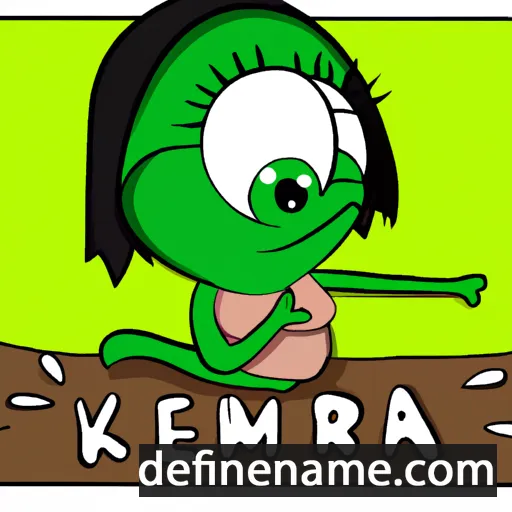 cartoon of the name Kermita