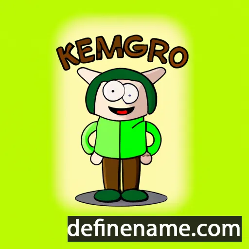 cartoon of the name Keromang