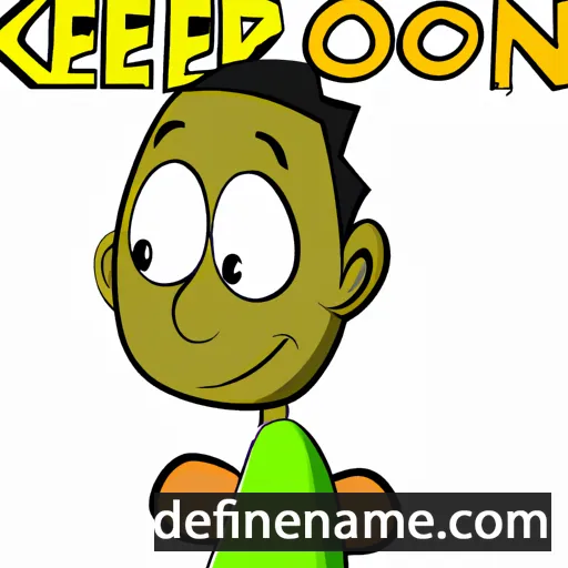 cartoon of the name Keron