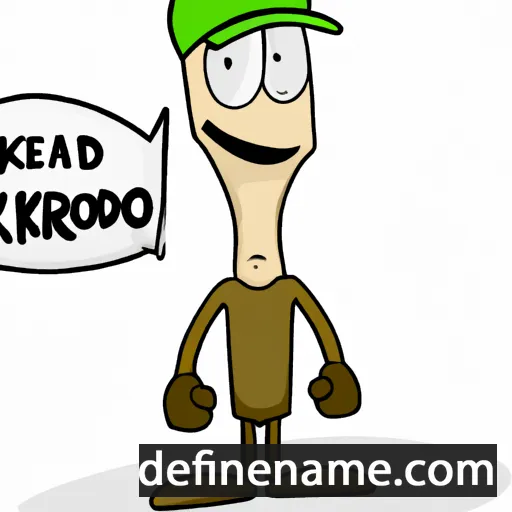 cartoon of the name Kerrod