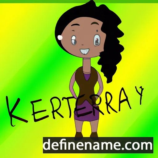 cartoon of the name Kerryann