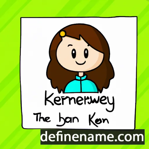 cartoon of the name Kerryanne