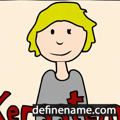 cartoon of the name Kersten