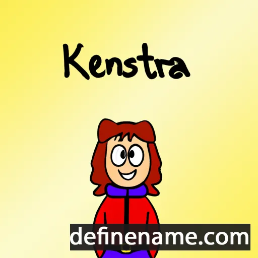 Kerstena cartoon