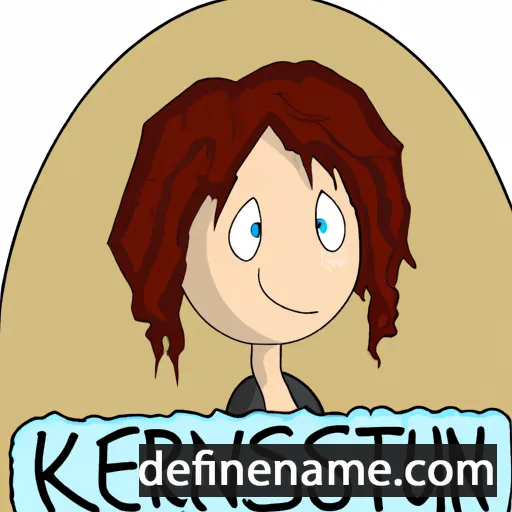 Kerstyn cartoon