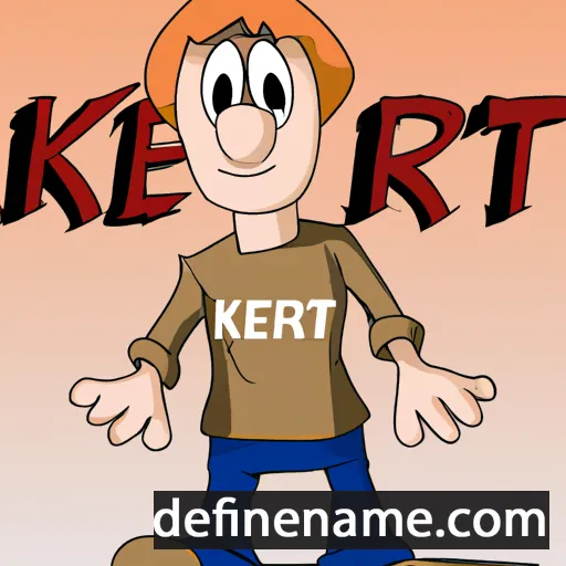 cartoon of the name Kert