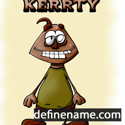 cartoon of the name Kertibiy