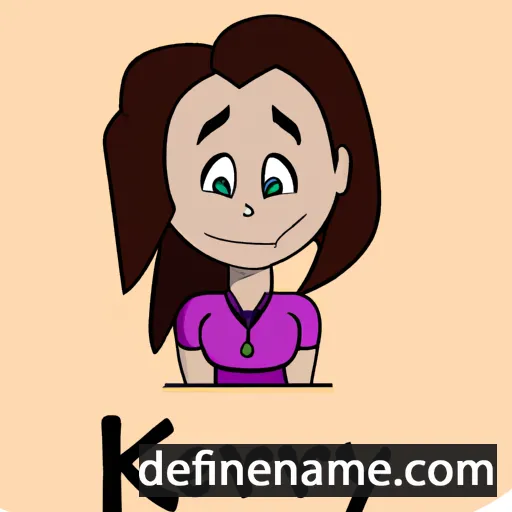 cartoon of the name Keryn