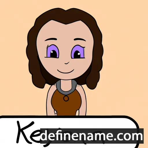 cartoon of the name Keryna