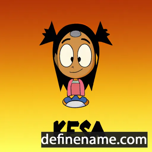 cartoon of the name Kesa