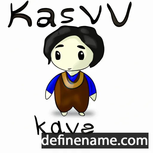 cartoon of the name Kesavi