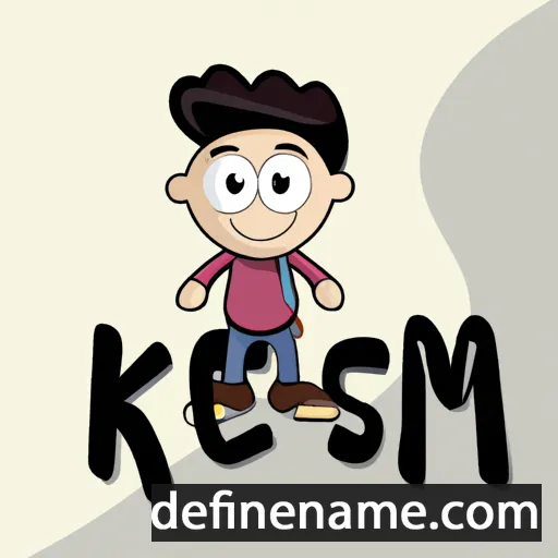 cartoon of the name Kesem