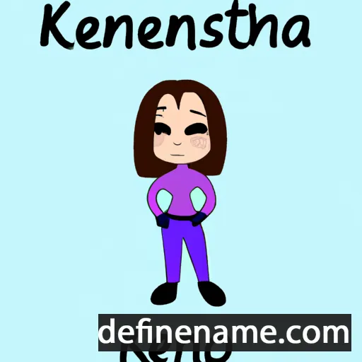 cartoon of the name Kesenia