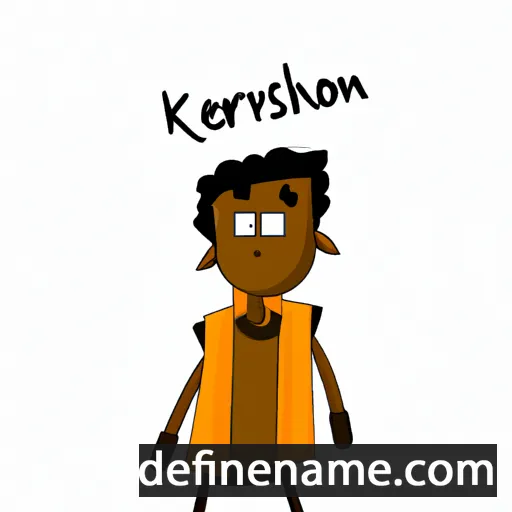 cartoon of the name Keshorn