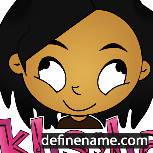 cartoon of the name Kesiah