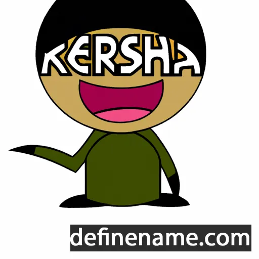 cartoon of the name Keskarrah