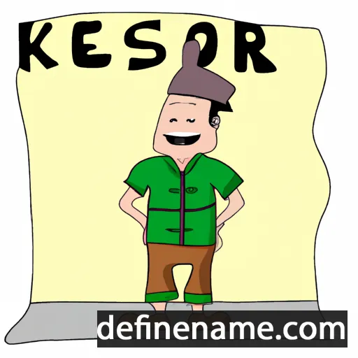 cartoon of the name Kesor