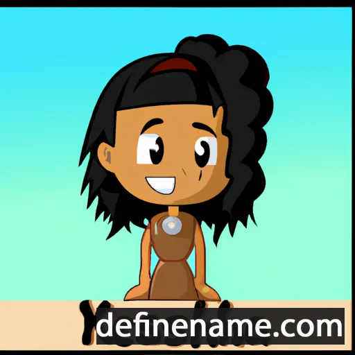 cartoon of the name Kessiah