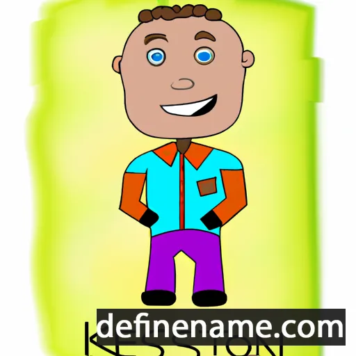 cartoon of the name Keston