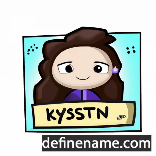 cartoon of the name Kestyn