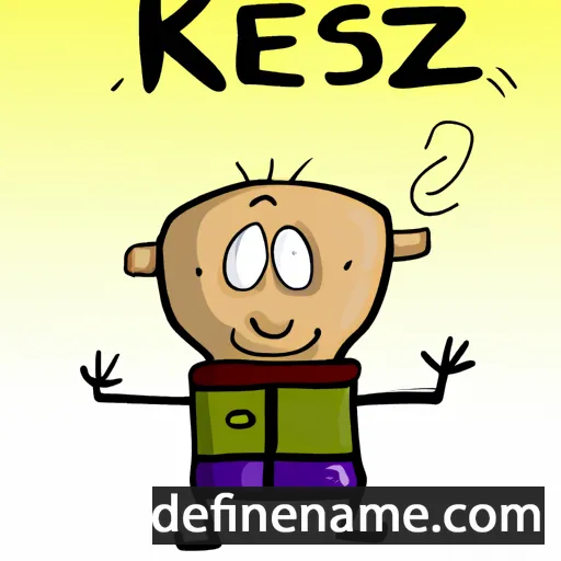 cartoon of the name Keszi