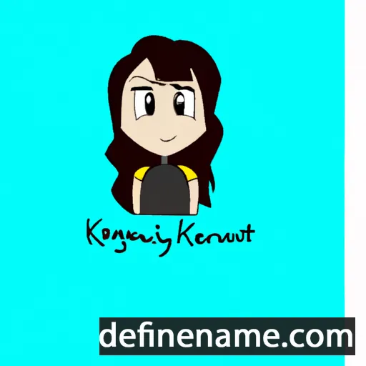 cartoon of the name Keterlyn