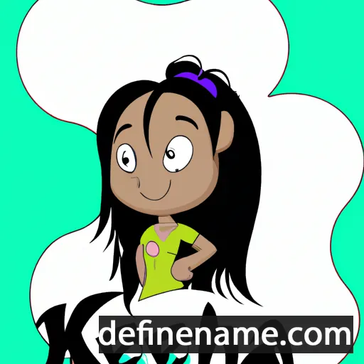 cartoon of the name Ketha