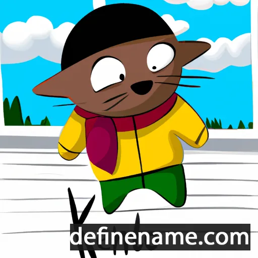 cartoon of the name Ketino