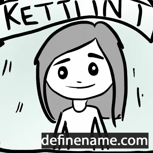 cartoon of the name Ketlin