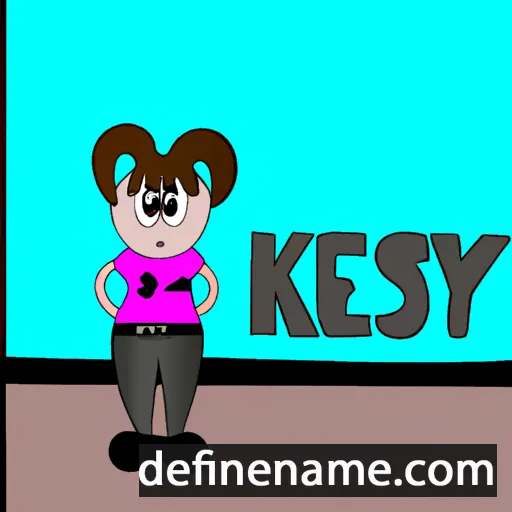 cartoon of the name Ketsy