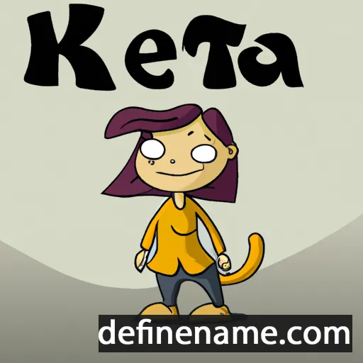 cartoon of the name Ketta