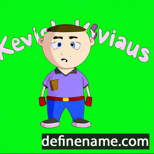 cartoon of the name Kevinas