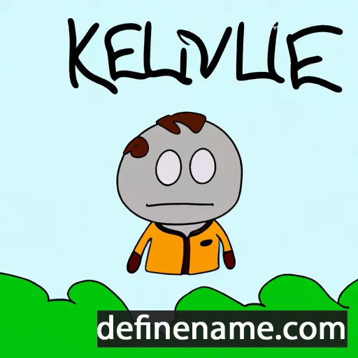 cartoon of the name Kevinel