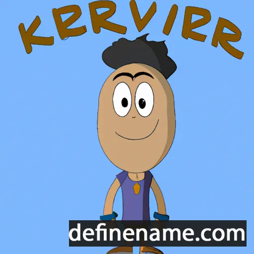 cartoon of the name Kevir