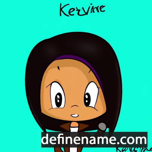 cartoon of the name Kevynne