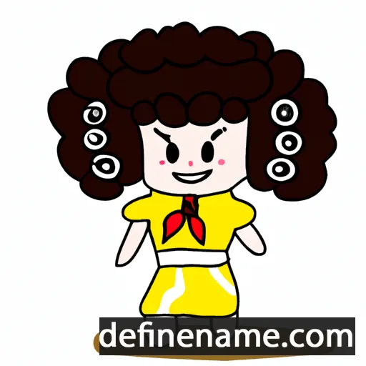 cartoon of the name Keyako